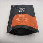 Niestandardowe drukowane stojące foliowane czarne foliowane torby mylarowe do ciastek kawowych cukierek sanck
