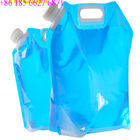 Opakowania z tworzywa sztucznego z tworzywa sztucznego na zewnątrz, 3-galonowa składana torba do przechowywania wody