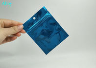 Płaskie plastikowe woreczki opakowaniowe Bezpieczny produkt z wycięciami na łzy