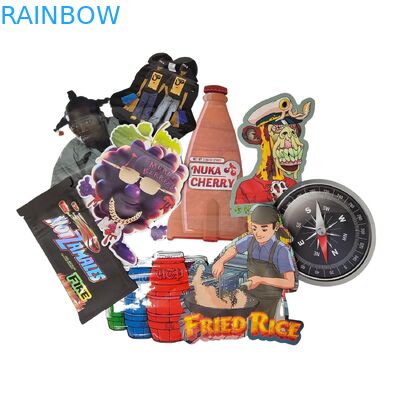 Jadalne 3.5g Torebki Mylar Ziplock Specjalnie Kształtowane Cukierki Zioła Herbatniki Żelki Opakowania