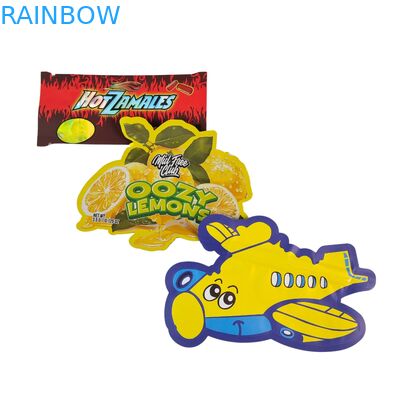 Jadalne 3.5g Torebki Mylar Ziplock Specjalnie Kształtowane Cukierki Zioła Herbatniki Żelki Opakowania