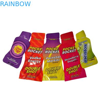 Niestandardowo wydrukowane holograficzne worki Mylar, opakowania biodegradowalne do zakładek z przekąskami