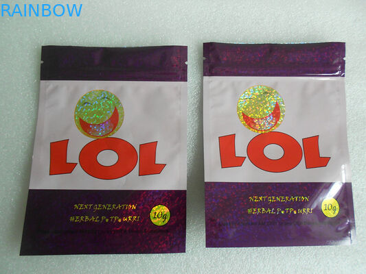 Niestandardowe opakowanie z kadzideł PET / VMPET / PE 100 mikronów