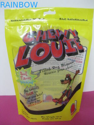 Indywidualne pakowanie w folię / stoisko foliowe PPET / AL / PE Mylar z zamkiem błyskawicznym