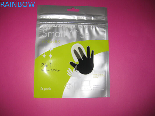 Opakowanie etui z folii aluminiowej przyjazne dla środowiska z zamkiem błyskawicznym do fasoli