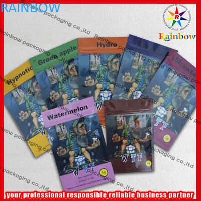 Żywe drukowanie woreczków na kadzidełka z ziołami, torba z folii aluminiowej