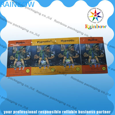 Kolorowe plastikowe torebki, kadzidełka z ziplockiem