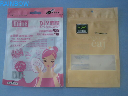 Torba do pakowania kosmetycznego z folii aluminiowej Bpa Free With Zip Lock