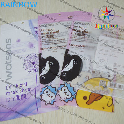 Stylowa torebka kosmetyczna z PVC z 1 przezroczystą stroną i nadrukiem