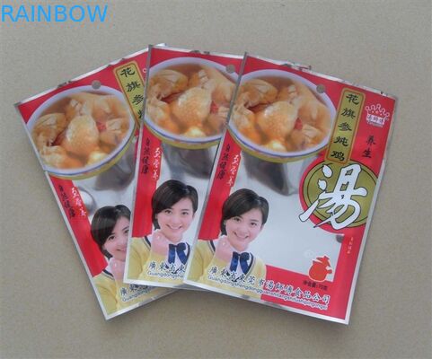 Torebka do pakowania w folię aluminiową PET / AL / PE z ziplockiem do żywności