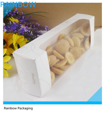 Pudełka na opakowania z papieru ozdobnego Przeprojektowane z przezroczystym okienkiem