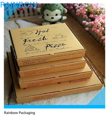 Take Away Pizza Opakowanie kartonowe papierowe składane z powierzchnią drukową