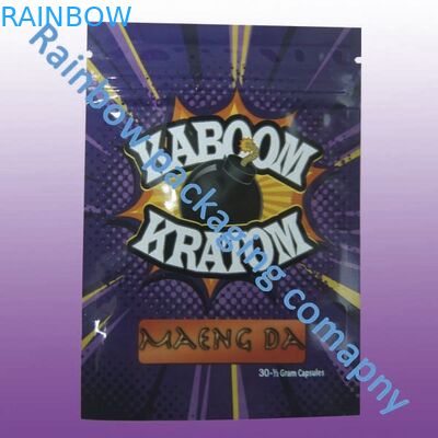 Wodoodporne niestandardowe torby plastikowe zip 100 mikronów na kadzidełko