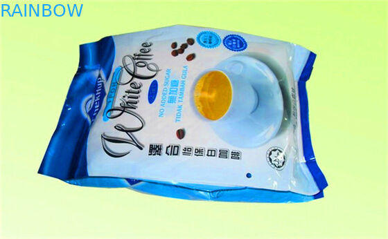 Folia boczna w kształcie stojącej torebki 100 mikronów do pakowania białej kawy