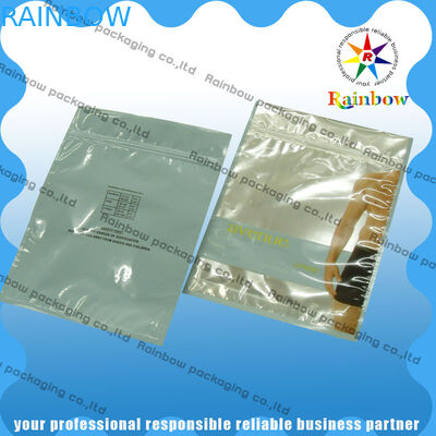 Laminacja Anti Static Bag Folia aluminiowa Indywidualna firma z Ziplock