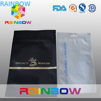 Płaski, trójstronny, zapinany na zamek foliowy z mylarowym otworem