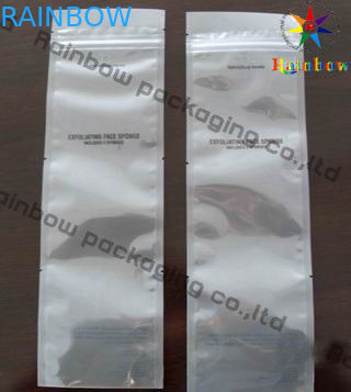 Ziplock White Tree Boczna torebka foliowa woreczku laminowana za pomocą łezki