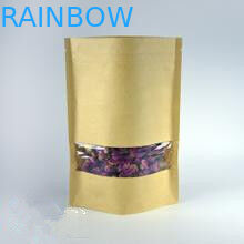 Opakowanie papierowe o pojemności 150 Gram Zipper Z przezroczystym okienkiem