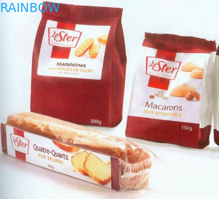 Torby papierowe dostosowane do recyklingu Chwytaj wielokrotną pieczęć do pakowania chleba