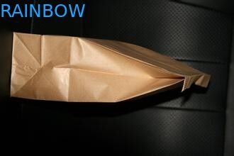 Brązowe logo z nadrukiem Dostosowane torby papierowe, torba na wynos