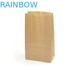 Brązowe logo z nadrukiem Dostosowane torby papierowe, torba na wynos