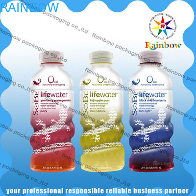 Wypić butelkę Shrink Wrap rękawy druk ciepła wrażliwej wodoodporny