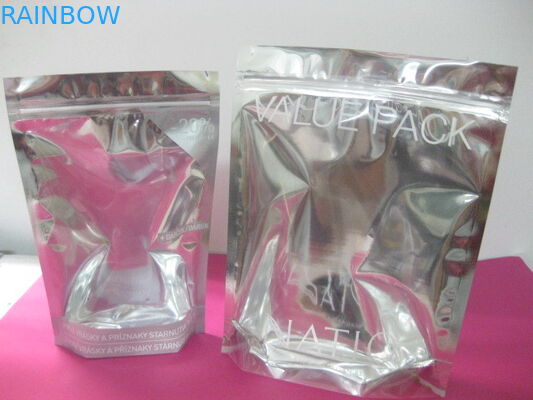 Zamek górny PET / PE kosmetyczne opakowanie worek do recyklingu z przezroczystej przedniej