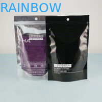 Stand Up Torba z folii aluminiowej nadająca się do recyklingu Błyszcząca z zamkiem błyskawicznym