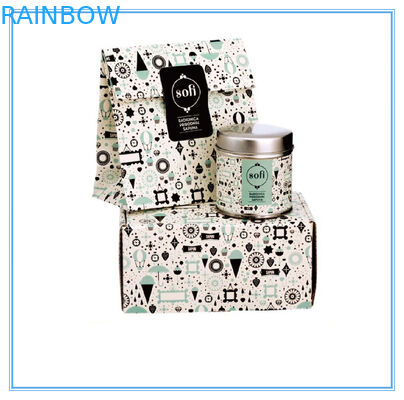 Modne składane pudełko kartonowe na mydło / biżuterię z pokrywką