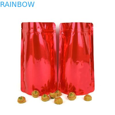 Golden Mylar Ziplock Torby plastikowe Opakowania do recyklingu Zipper Top