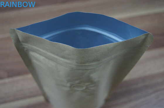 Błyszczący zwykły srebrny Stand Up Pouch Etui opakowania Ziplock do pakowania żywności