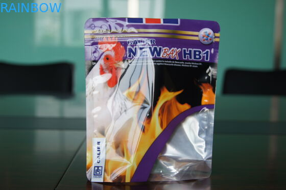 Stand Up Pet Food Plastic Packaging Pouch Zipper For Chicken