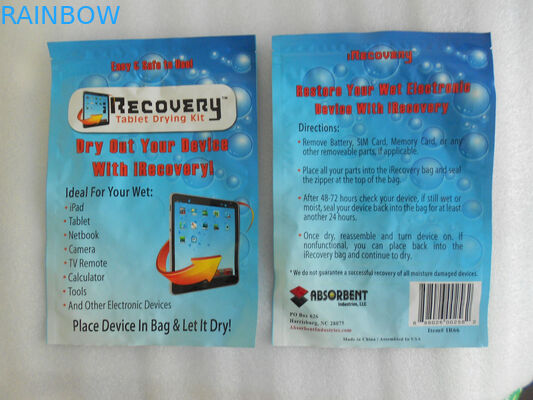 Trzy boczne pieczęcie Drukowanie woreczek foliowy płaski Ziplock dla produktów elektronicznych