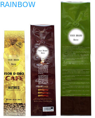 Niestandardowe torebki z tworzywa sztucznego z woreczkami z bocznym klinem do odgazowywania