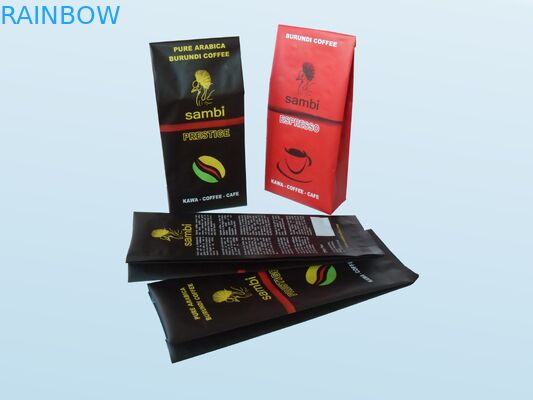 Srebrzyste torebki do pakowania próżniowego w opakowaniach Matowe wykończenie Stand Up With Degassing Valve