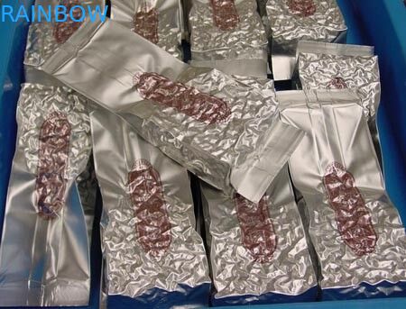 Srebrzyste, matowe wykończenie Drukowanie torby z folii aluminiowej z zaworem odgazowującym