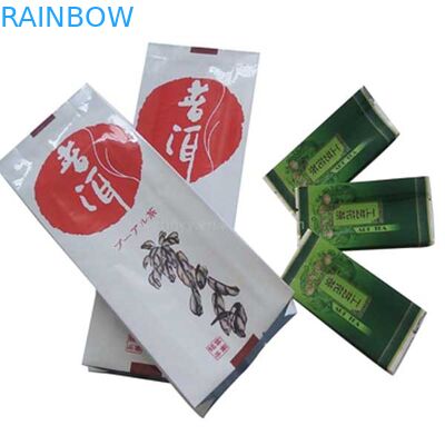 Błyszczące wykończenie 3-boczne torebki do herbaty Opakowanie Małe kolorowe, żywe wydruki