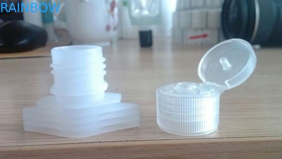 Niestandardowe opakowanie z niebieską wylewką z tworzywa sztucznego w kolorze pomarańczowym Opakowanie soku pomarańczowego