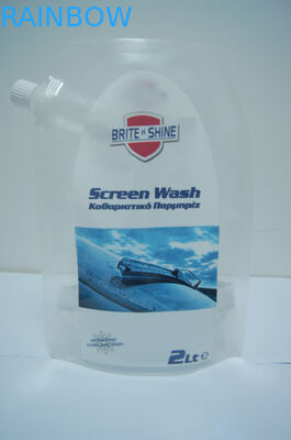 Pojemnik 2 litrowy z przezroczystego plastikowego worka do zmywania Opakowanie / stojące torby z wylewem do pakowania w pralki