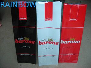 Pakowanie torebek herbacianych z jasnego laminatu z bocznymi krawędziami Kolorowe drukowanie / błyszczące wykończenie