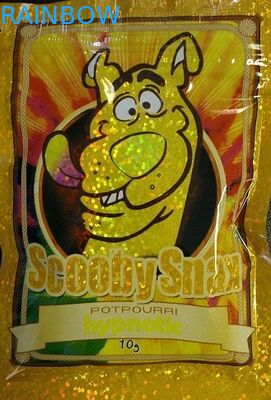 Glossy Herbal Kadzidełka 10g Scooby Snax Hologram Żółty Potpourri