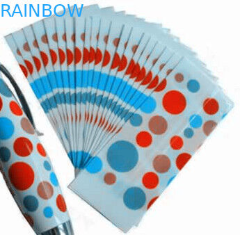 Modne etykiety kropkowe PET z termokurczliwym rękawem dla długopisu