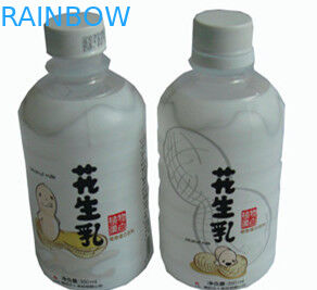 Mleko orzechowe butelki termokurczliwe etykiety z nadrukiem Mleczko drukowane, białe PCV