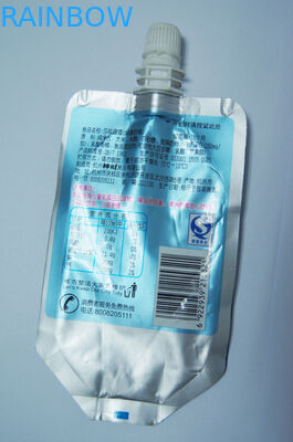 150 ml Srebrna folia aluminiowa Opakowanie z płaską wylewką do pakowania wina