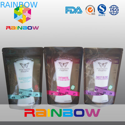 Stand Up Zipper Snack Bags / Plastikowe opakowanie do żywności na słodzik równy