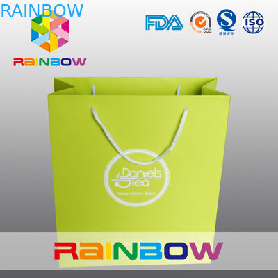 Recycled Square Bottom Dostosowane torby papierowe / torby papierowe z nadrukiem