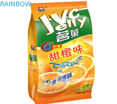 Plastikowe błyszczące wykończenie Płaskie dno Wstań Chips Opakowanie worek z wycięciem łezki