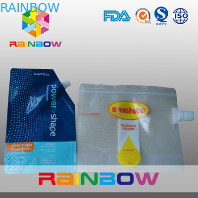 Laminowany materiał warstwy recyklingu torby z płynnym wylewem z zamkiem na żywność dla dzieci