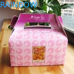 Niestandardowy kształt niestandardowy Torby papierowe z uchwytem na prezent / opakowanie cukierków