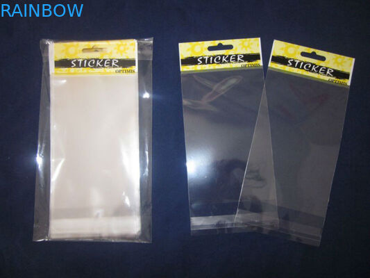 Żółte worki do pakowania w worki OPP / worki wiolonczelowe OPP z otworem na wykałaczki